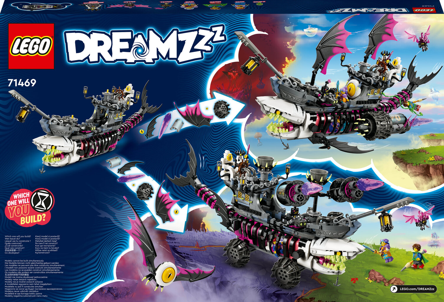 71469 LEGO® DREAMZzz Painajaismainen hailaiva hinta ja tiedot | LEGOT ja rakennuslelut | hobbyhall.fi