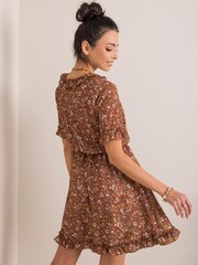 Ruskea mekko kukilla. hinta ja tiedot | Mekot | hobbyhall.fi