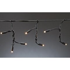 LED String System Icicle Black 300cm 49 LED-lamput 491-10 hinta ja tiedot | Jouluvalot | hobbyhall.fi