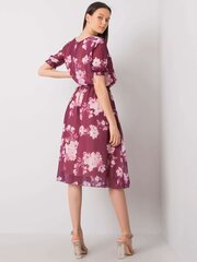 Violetti mekko kukkakuvioilla. hinta ja tiedot | Mekot | hobbyhall.fi