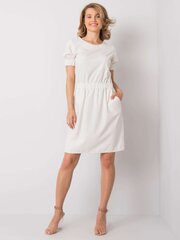 Valkoinen naisten rento mekko. 42 hinta ja tiedot | Mekot | hobbyhall.fi