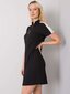 RUE PARIS Musta mekko, jossa lyhyet hihat. hinta ja tiedot | Mekot | hobbyhall.fi