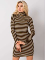 RUE PARIS Musta-keltainen raidallinen mekko hinta ja tiedot | Mekot | hobbyhall.fi