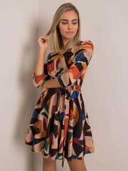 Beige kuviollinen mekko. hinta ja tiedot | Mekot | hobbyhall.fi