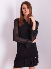 Musta mekko, jossa on herkkä kukkakuvio. hinta ja tiedot | Mekot | hobbyhall.fi