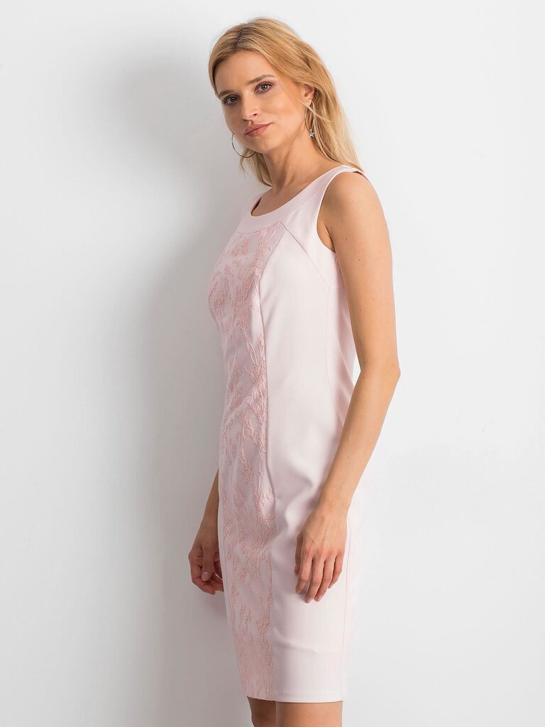 Vaaleanpunainen mekko koristeellisella välikappaleella. hinta ja tiedot | Mekot | hobbyhall.fi