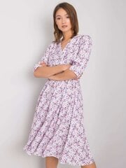 RUE PARIS Vaalean violetti mekko kukilla. hinta ja tiedot | Mekot | hobbyhall.fi