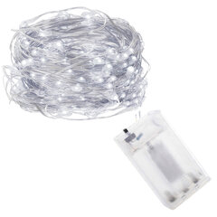 Valosarja 50 LED MicroLED "Smart", kylmä valkoinen hinta ja tiedot | Jouluvalot | hobbyhall.fi