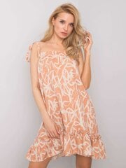 RUE PARIS Oranssikuvioinen mekko. hinta ja tiedot | Mekot | hobbyhall.fi