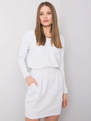 Naisten vaaleanharmaa Basic-mekko hinta ja tiedot | Mekot | hobbyhall.fi