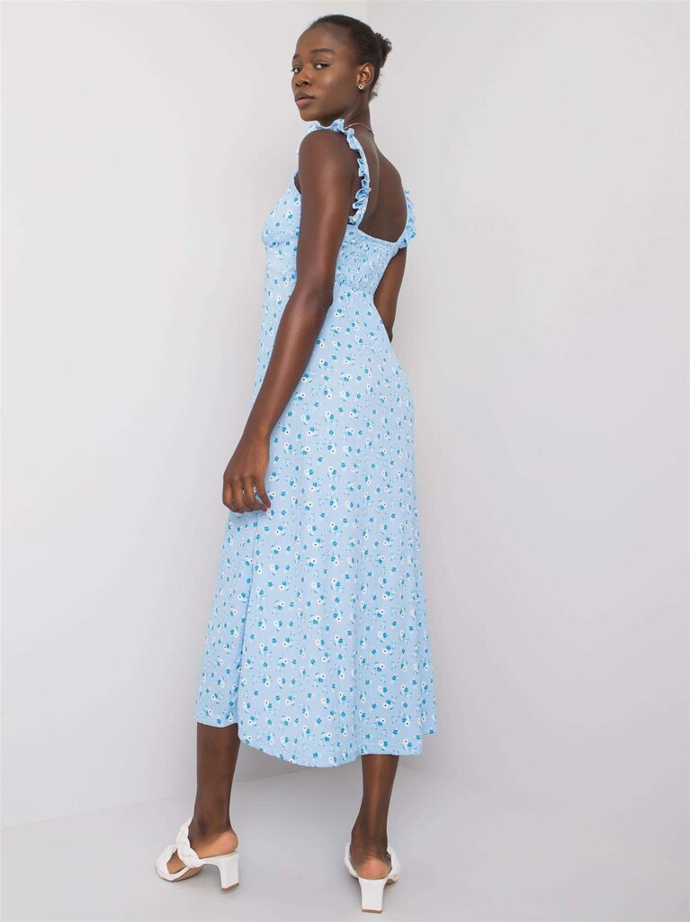 RUE PARIS Sininen mekko printillä. hinta ja tiedot | Mekot | hobbyhall.fi