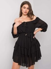 OCH BELLA Musta espanjalainen mekko röyhelöllä. hinta ja tiedot | Mekot | hobbyhall.fi