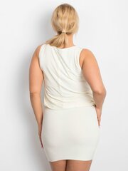 Plus-kokoinen Valkoinen-mekko. 36 hinta ja tiedot | Mekot | hobbyhall.fi