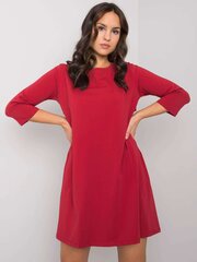 RUE PARIS Viininpunainen mekko, jossa on pitsi. hinta ja tiedot | Mekot | hobbyhall.fi