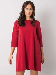 RUE PARIS Viininpunainen mekko, jossa on pitsi. hinta ja tiedot | Mekot | hobbyhall.fi