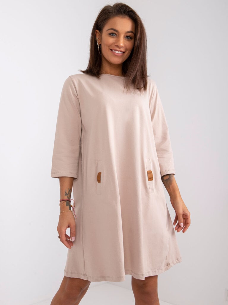 Naisen vaalea beige Oversize-mekko hinta ja tiedot | Mekot | hobbyhall.fi