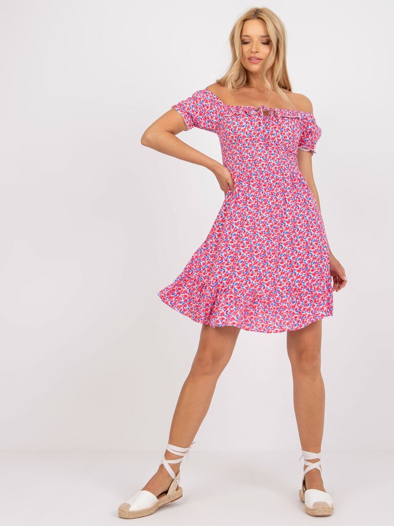 Naisten vaaleanpunainen mekko printillä hinta ja tiedot | Mekot | hobbyhall.fi
