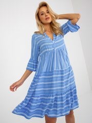 Naisten sininen painettu mekko hinta ja tiedot | Mekot | hobbyhall.fi