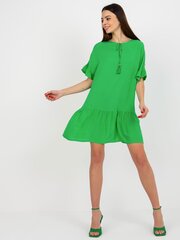 Naisten vihreä mekko röyhelöllä hinta ja tiedot | Mekot | hobbyhall.fi