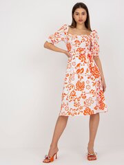 Naisten oranssi mekko painatuksella hinta ja tiedot | Mekot | hobbyhall.fi