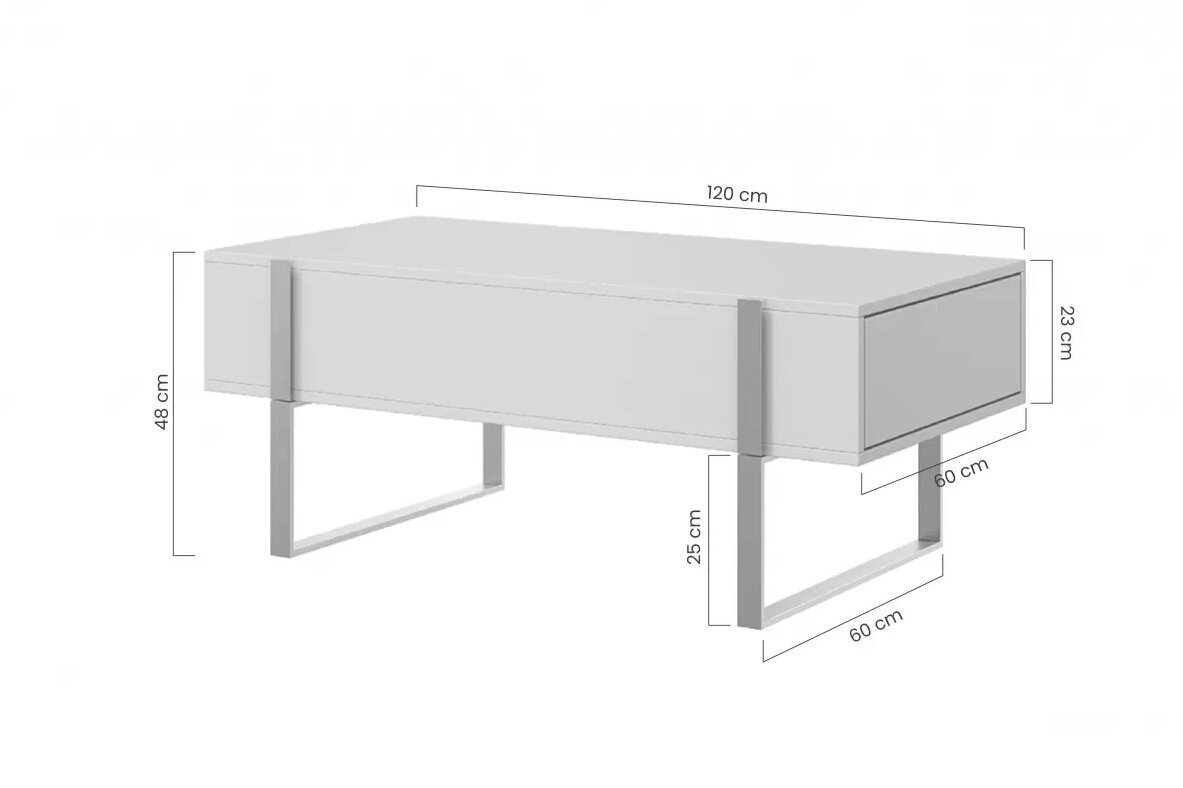 Bogart Verica sohvapöytä, beige hinta ja tiedot | Sohvapöydät | hobbyhall.fi