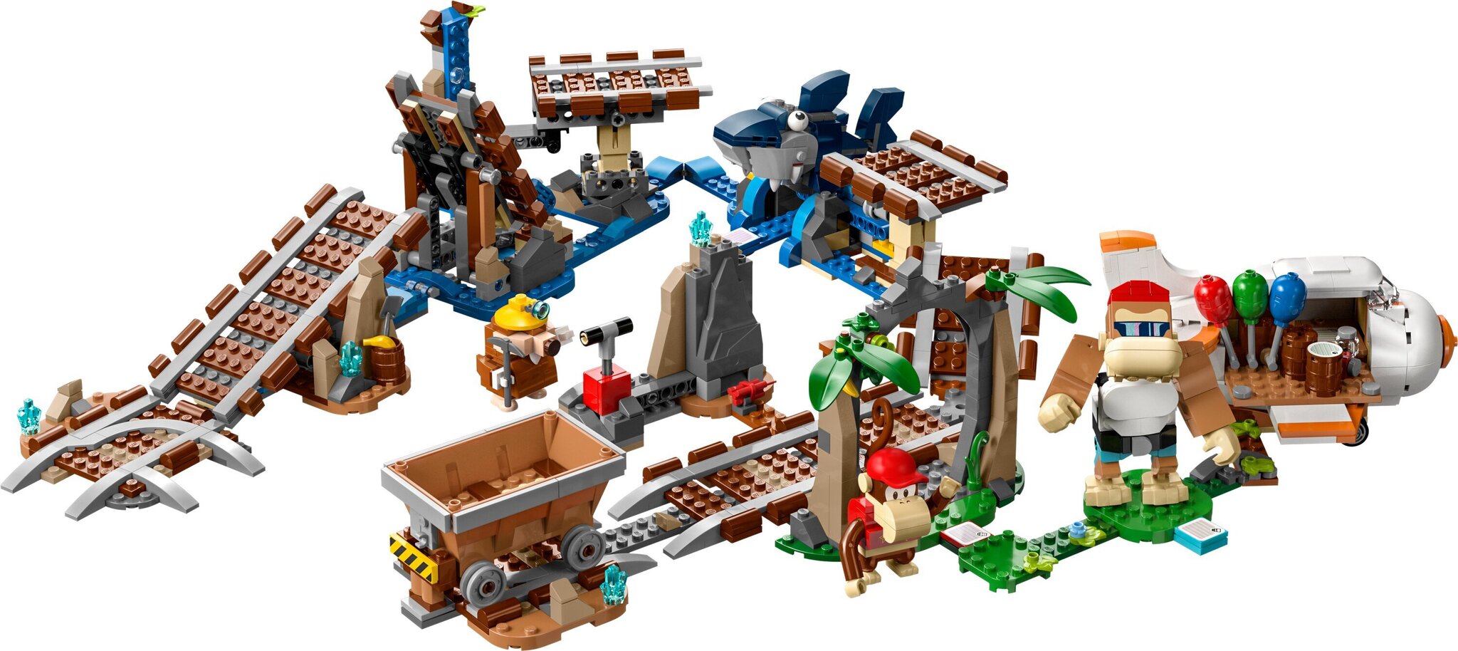 71425 LEGO® Super Mario Kong suuri kaivoskärryjen tarvikesarja hinta ja tiedot | LEGOT ja rakennuslelut | hobbyhall.fi