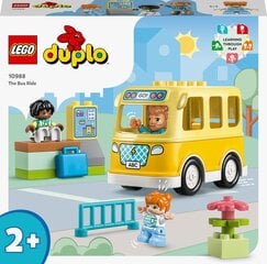 10988 LEGO® DUPLO The Bus Ride -bussikyytipakkaus hinta ja tiedot | LEGOT ja rakennuslelut | hobbyhall.fi