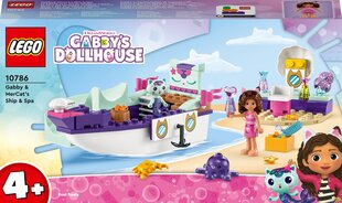 10786 LEGO® Gabby's Dollhouse Gabbyn ja Merikatin laiva ja kylpylä hinta ja tiedot | LEGOT ja rakennuslelut | hobbyhall.fi