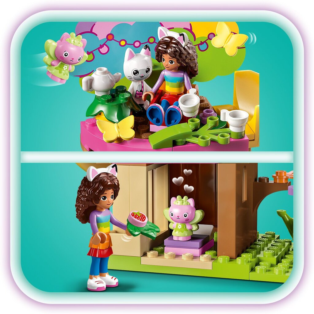 10787 LEGO® Gabby's Dollhouse Kisukeijun puutarhajuhlat hinta ja tiedot | LEGOT ja rakennuslelut | hobbyhall.fi