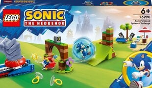 76990 LEGO® Sonic the Hedgehog Sonicin vauhtipallohaaste hinta ja tiedot | LEGOT ja rakennuslelut | hobbyhall.fi