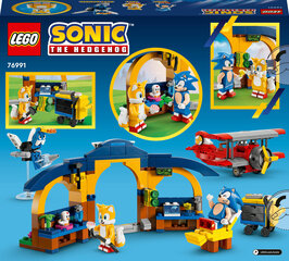 76991 LEGO® Sonic the Hedgehog™ Tailsin työpaja ja Tornado-lentokone -sarja hinta ja tiedot | LEGOT ja rakennuslelut | hobbyhall.fi