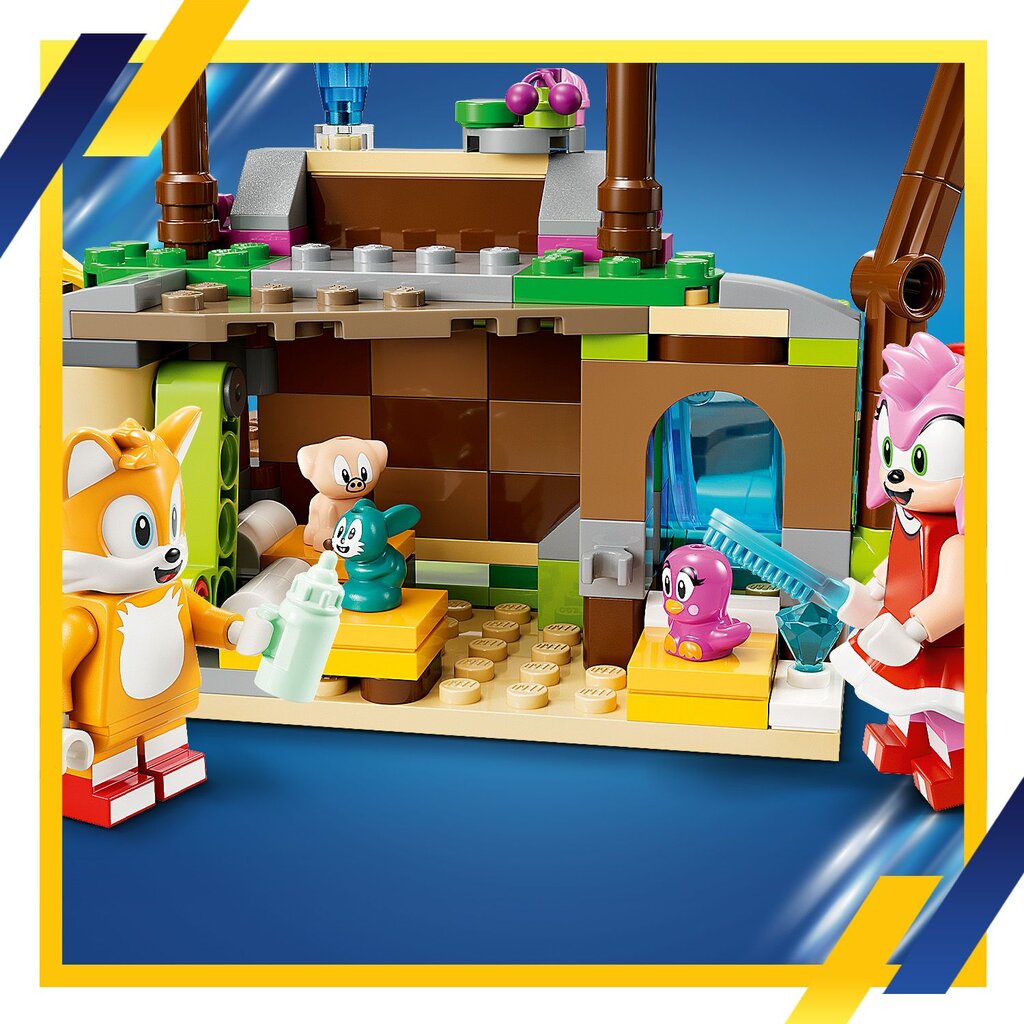 76992 LEGO® Sonic the Hedgehog Amyn eläinpelastussaari hinta ja tiedot | LEGOT ja rakennuslelut | hobbyhall.fi
