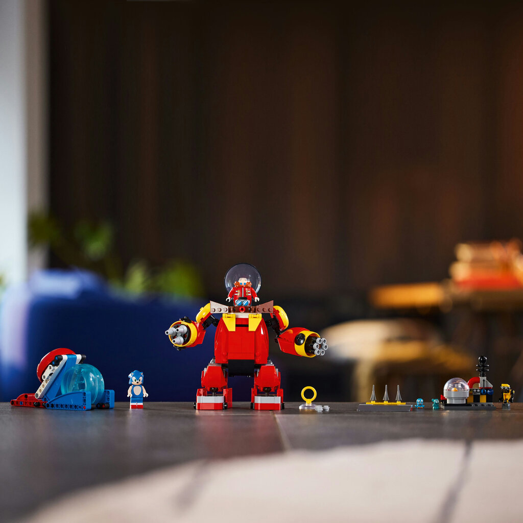 76993 LEGO® Sonic the Hedgehog Sonic vs. Dr. Eggman - Kuolemanmuna-robotti. hinta ja tiedot | LEGOT ja rakennuslelut | hobbyhall.fi