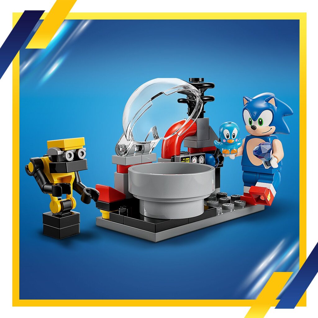 76993 LEGO® Sonic the Hedgehog Sonic vs. Dr. Eggman - Kuolemanmuna-robotti. hinta ja tiedot | LEGOT ja rakennuslelut | hobbyhall.fi