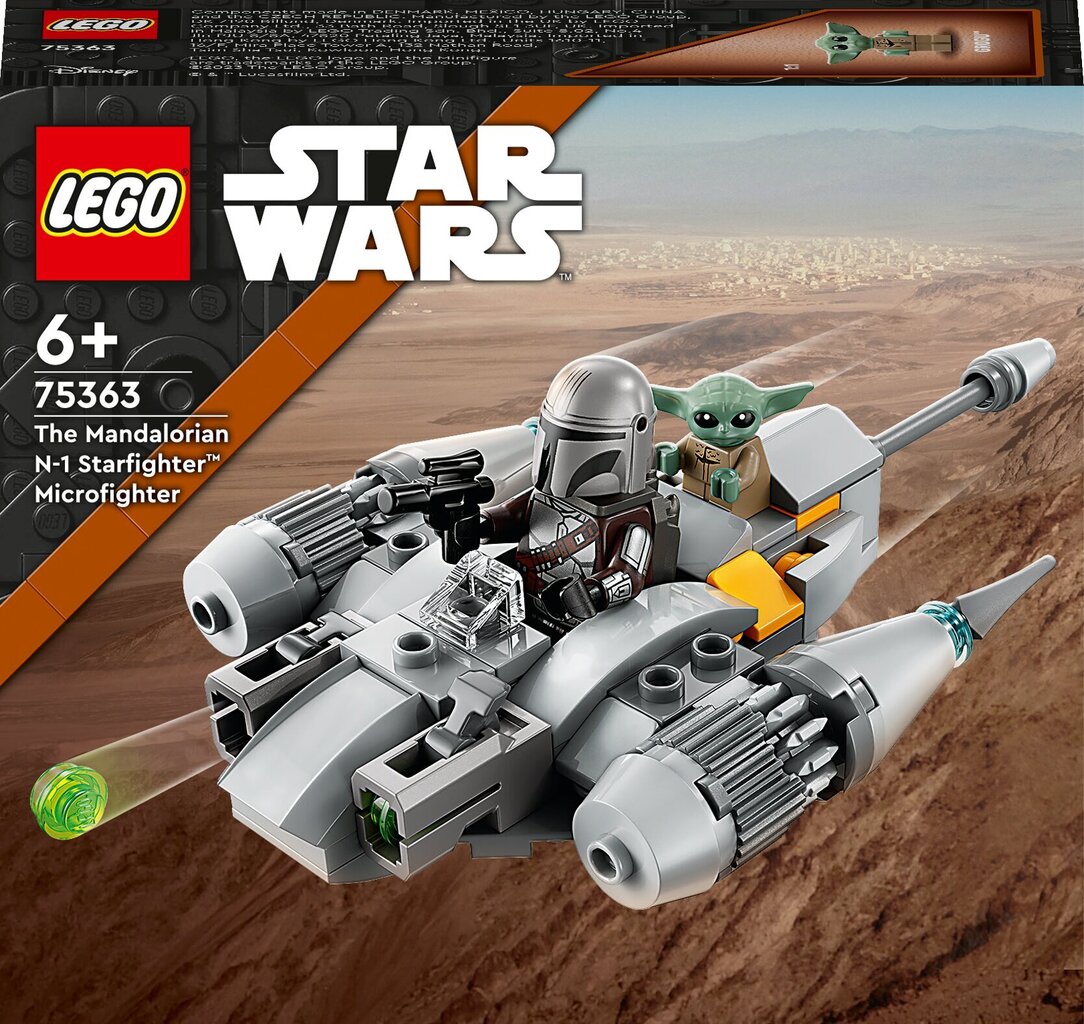 75363 LEGO® Star Wars Mandalorian taistelulaiva N-1 - pieni hävittäjä hinta ja tiedot | LEGOT ja rakennuslelut | hobbyhall.fi