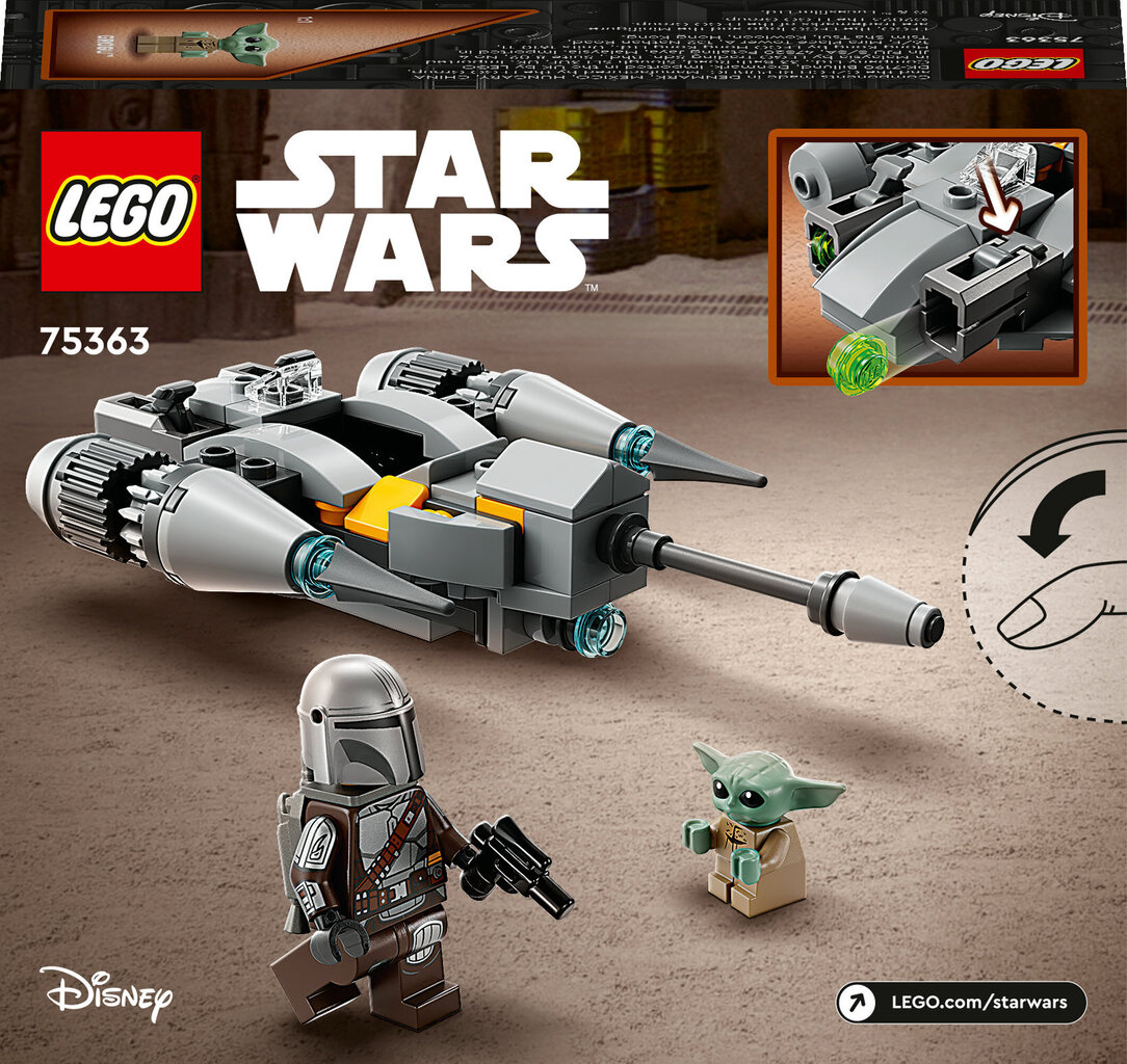 75363 LEGO® Star Wars Mandalorian taistelulaiva N-1 - pieni hävittäjä hinta ja tiedot | LEGOT ja rakennuslelut | hobbyhall.fi