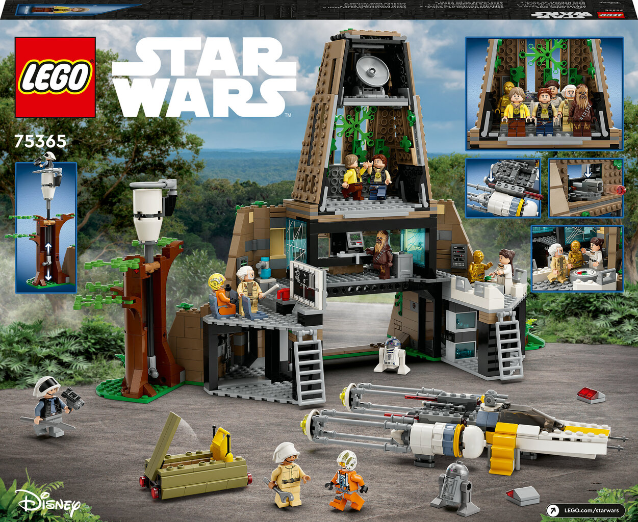 75365 LEGO® Tähtien sota kapinallisten tukikohta Yavin 4 hinta ja tiedot | LEGOT ja rakennuslelut | hobbyhall.fi