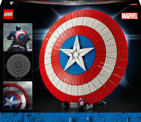 76262 LEGO® Marvel Captain American kilpi hinta ja tiedot | LEGOT ja rakennuslelut | hobbyhall.fi