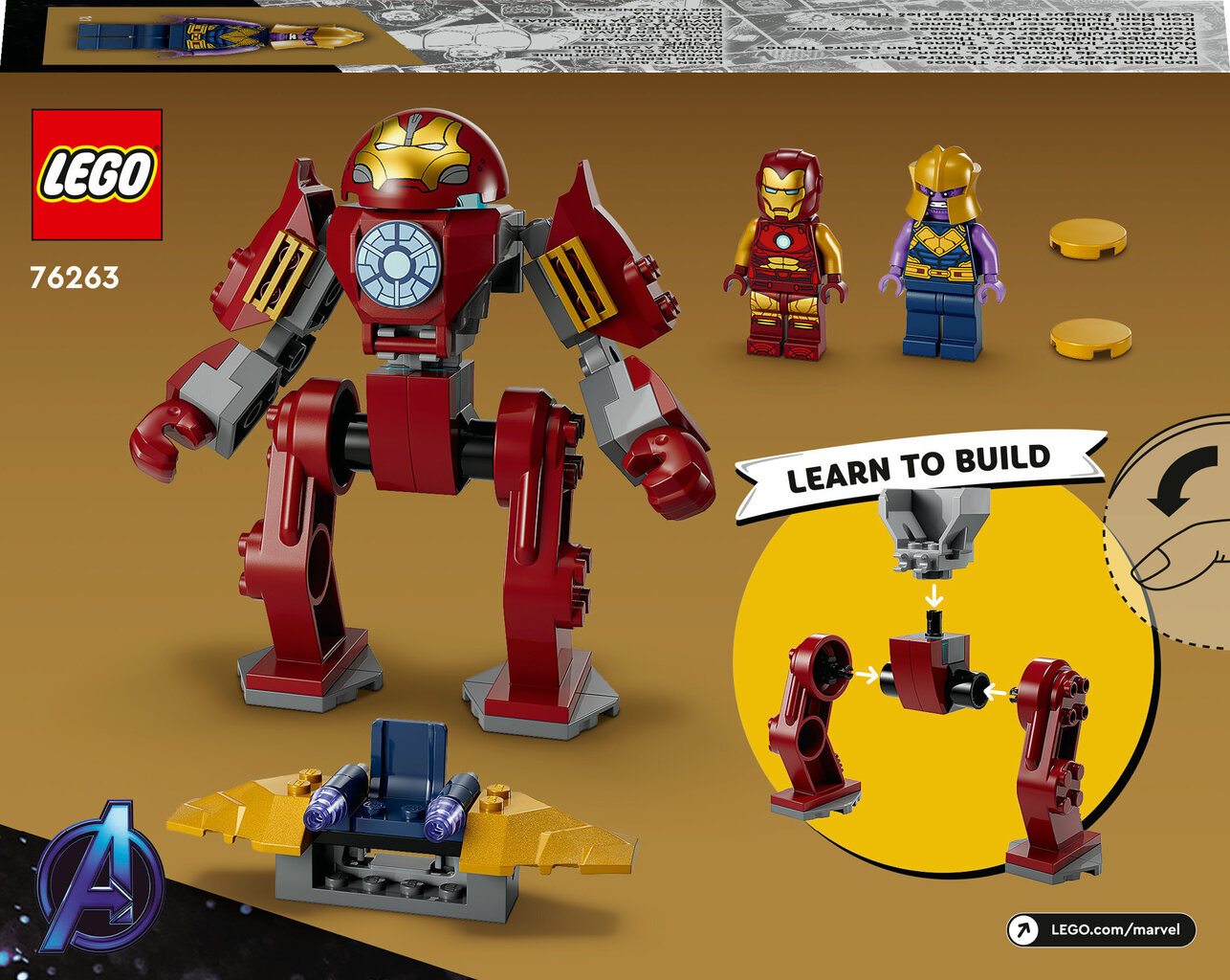 76263 LEGO® Marvel Iron Manin Hulkbuster vs. Thanos hinta ja tiedot | LEGOT ja rakennuslelut | hobbyhall.fi