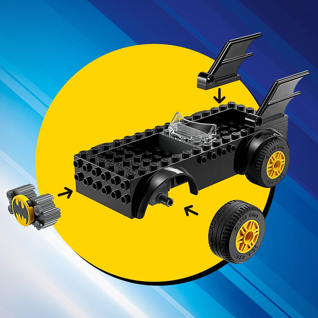 76264 LEGO® DC Batman Batmobile -ajojahti Batman vastaan Jokeri hinta ja tiedot | LEGOT ja rakennuslelut | hobbyhall.fi