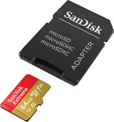 Sandisk microSDXC 64GB hinta ja tiedot | Puhelimen muistikortit | hobbyhall.fi