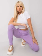 Raidalliset vaalean violetit leggingsit. hinta ja tiedot | Naisten urheiluvaatteet | hobbyhall.fi