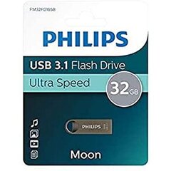 USB-media Philips, 3.1 32GB Moon hinta ja tiedot | Philips Kovalevyt ja muistitikut | hobbyhall.fi