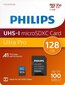 Muistikortti Philips MicroSDXC, 128GB Class 10 UHS-I U3 hinta ja tiedot | Kameran muistikortit | hobbyhall.fi