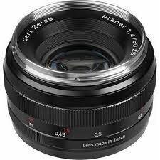 Carl Zeiss F/1.4 Planar T* hinta ja tiedot | Objektiivit | hobbyhall.fi