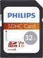 Muistikortti Philips SDHC, 32GB Class 10, UHS-I U1 hinta ja tiedot | Kameran muistikortit | hobbyhall.fi