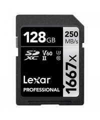 Lexar SDHC/SDXC 128GB hinta ja tiedot | Kameran muistikortit | hobbyhall.fi