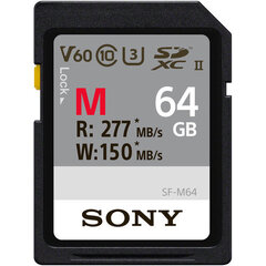 Sony SDXC Professional 64GB Class 10 UHS-II hinta ja tiedot | Kameran muistikortit | hobbyhall.fi