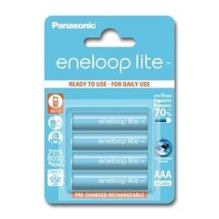 Paristot Panasonic Eneloop Lite AAA 555 mAh 4 kpl hinta ja tiedot | Paristot | hobbyhall.fi