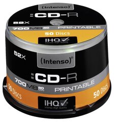 Intenso CD-R 80 / 700MB1x50 hinta ja tiedot | Vinyylilevyt, CD-levyt, DVD-levyt | hobbyhall.fi